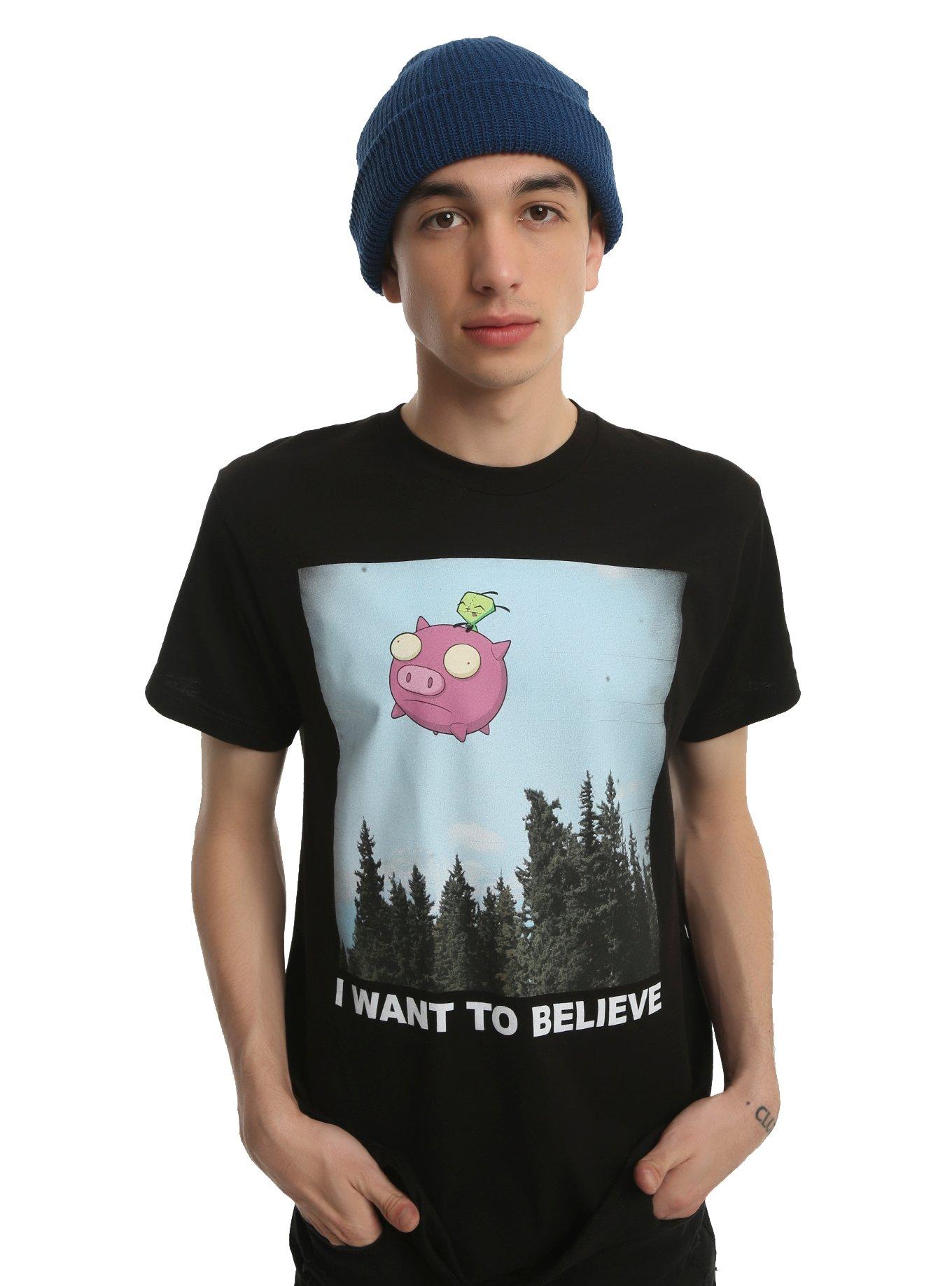 Invader Zim Gir I Want To Believe T-Shirt, , alternate