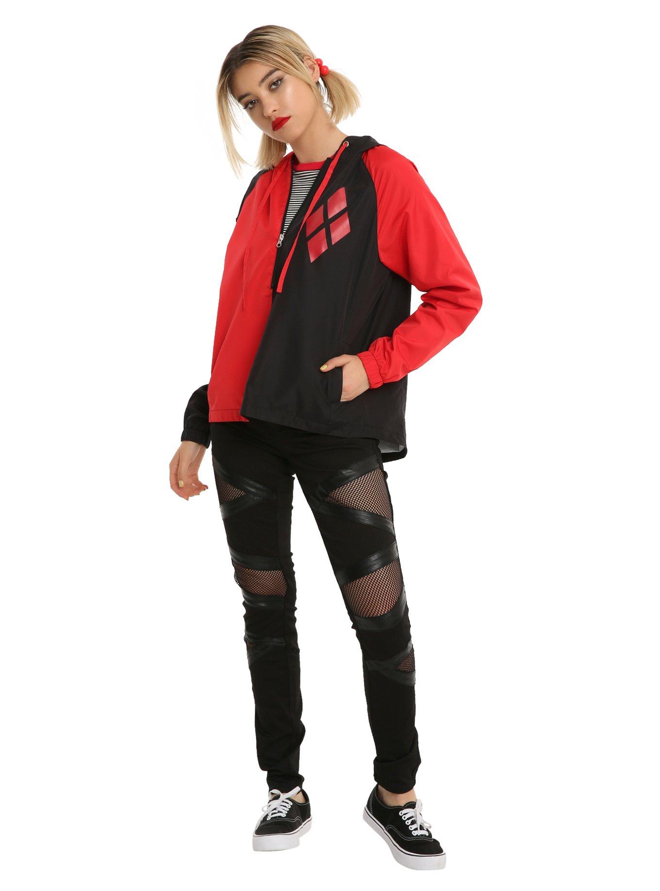 DC Comics Harley Quinn Cosplay Girls Windbreaker, , alternate