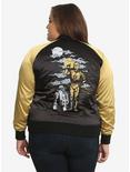 Star Wars C-3PO Satin Souvenir Jacket Plus Size, , alternate