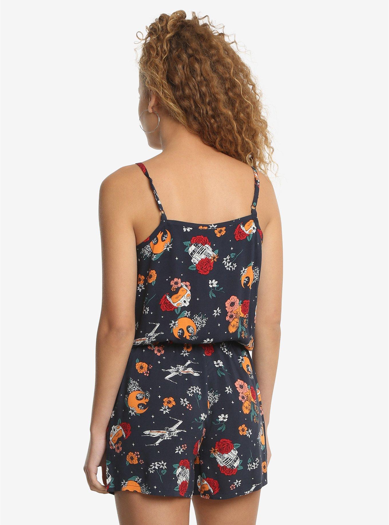 Star Wars Floral Rebellion Romper, , alternate