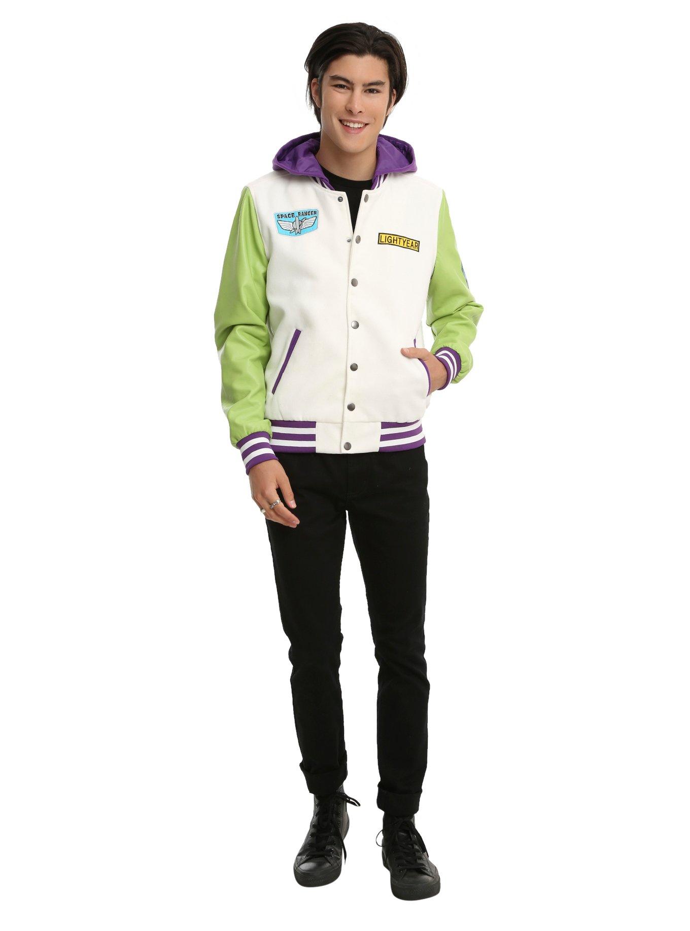 Disney Pixar Toy Story Buzz Lightyear Space Ranger Hooded Varsity Jacket, , alternate