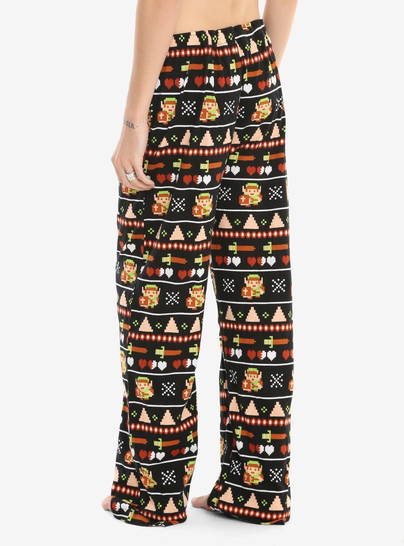 Nintendo The Legend Of Zelda 8 Bit Sleep Pants Gift Set, , alternate