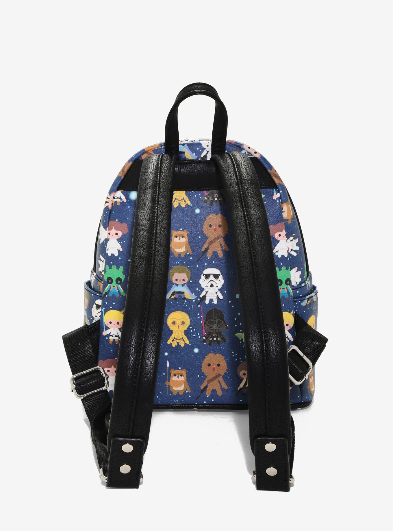 Loungefly Star Wars Chibi Print Mini Backpack, , alternate