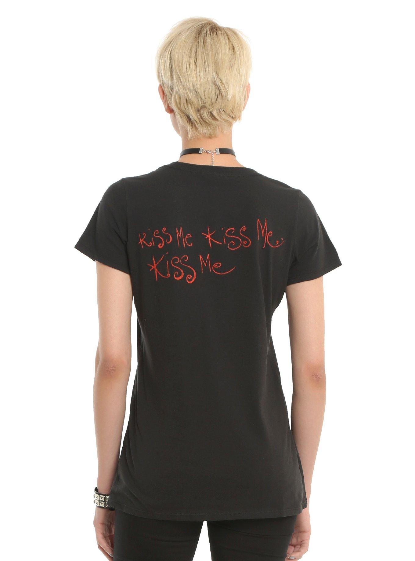 The Cure Kiss Me Kiss Me Kiss Me Girls T-Shirt, , alternate