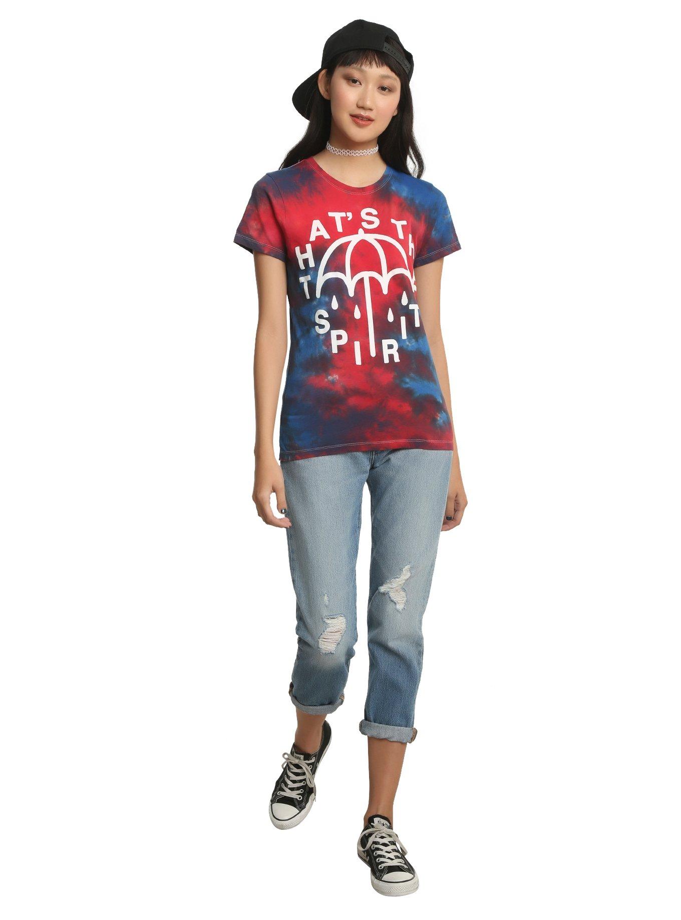 Bring Me The Horizon That's The Spirit Umbrella Girls Tie-Dye T-Shirt, , alternate