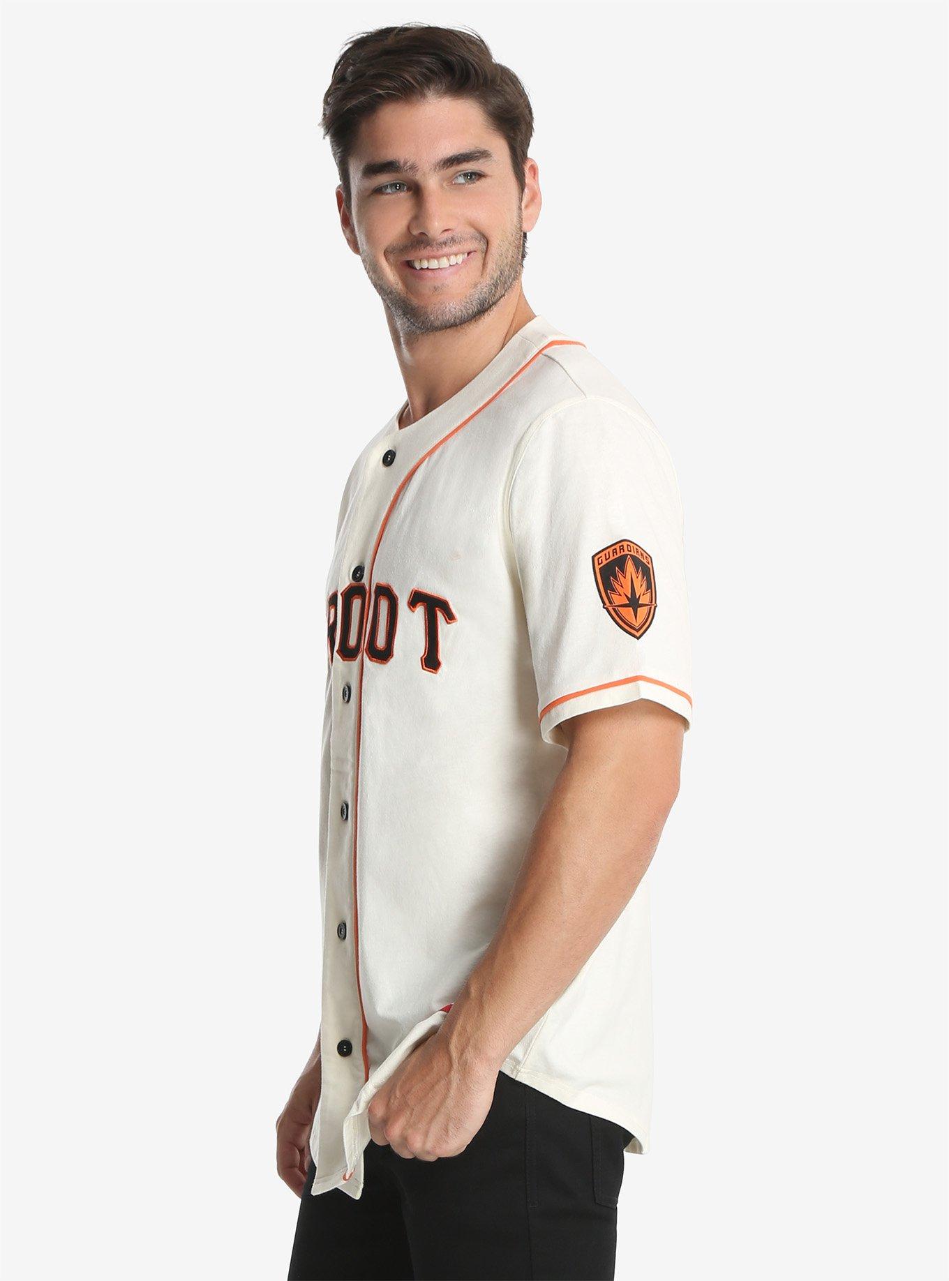 Marvel Guardians Of The Galaxy Groot Baseball Jersey - BoxLunch Exclusive, , alternate