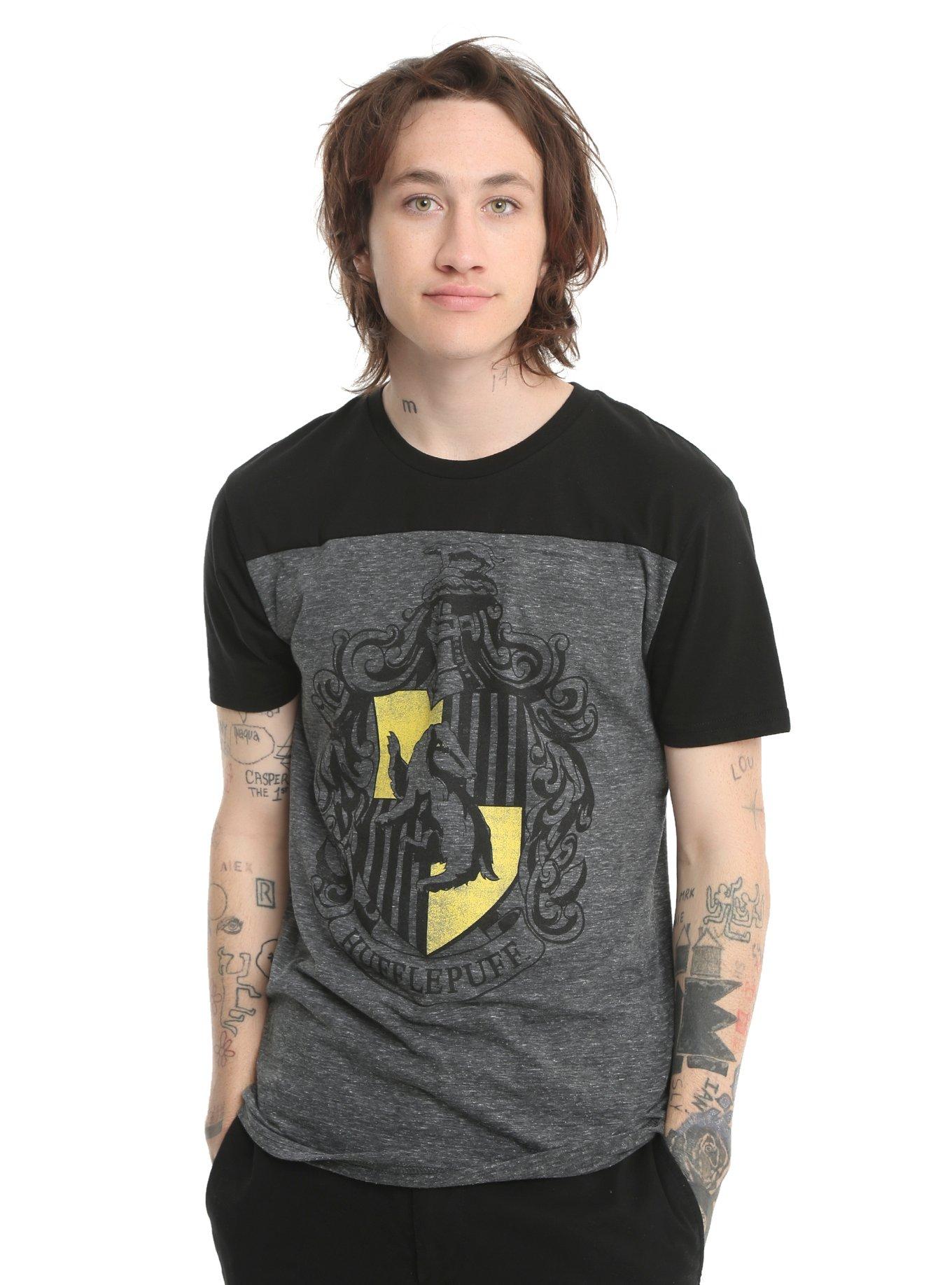 Harry Potter Hufflepuff Yoke T-Shirt, , alternate