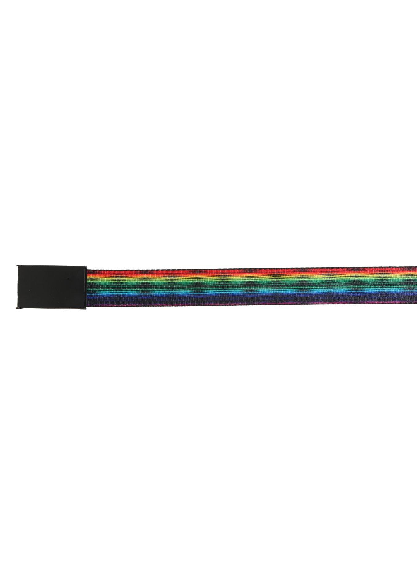 Love Wins Rainbow Bottle Opener Buckle Belt, , alternate