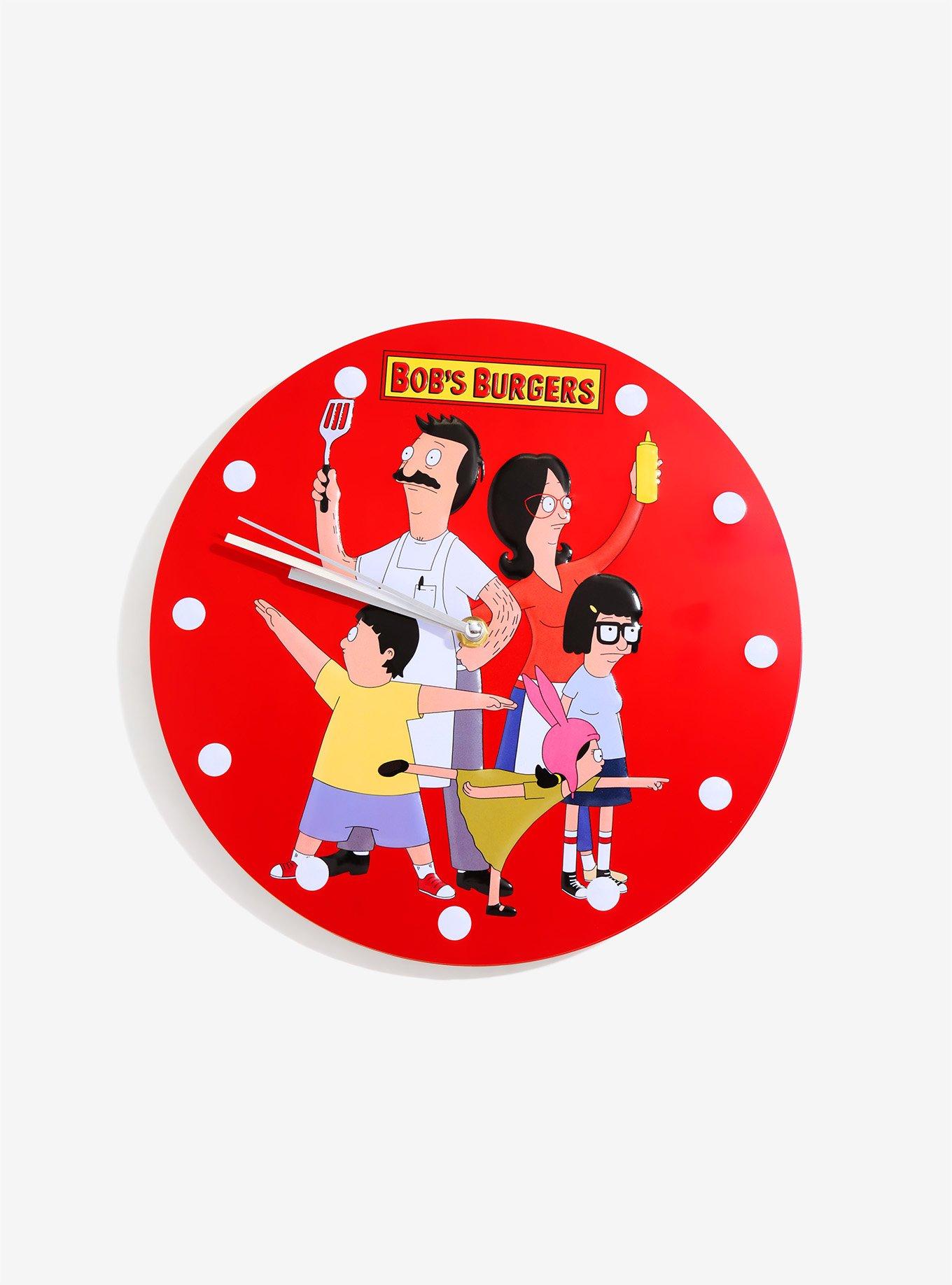 Bob's Burgers Red Wall Clock, , alternate