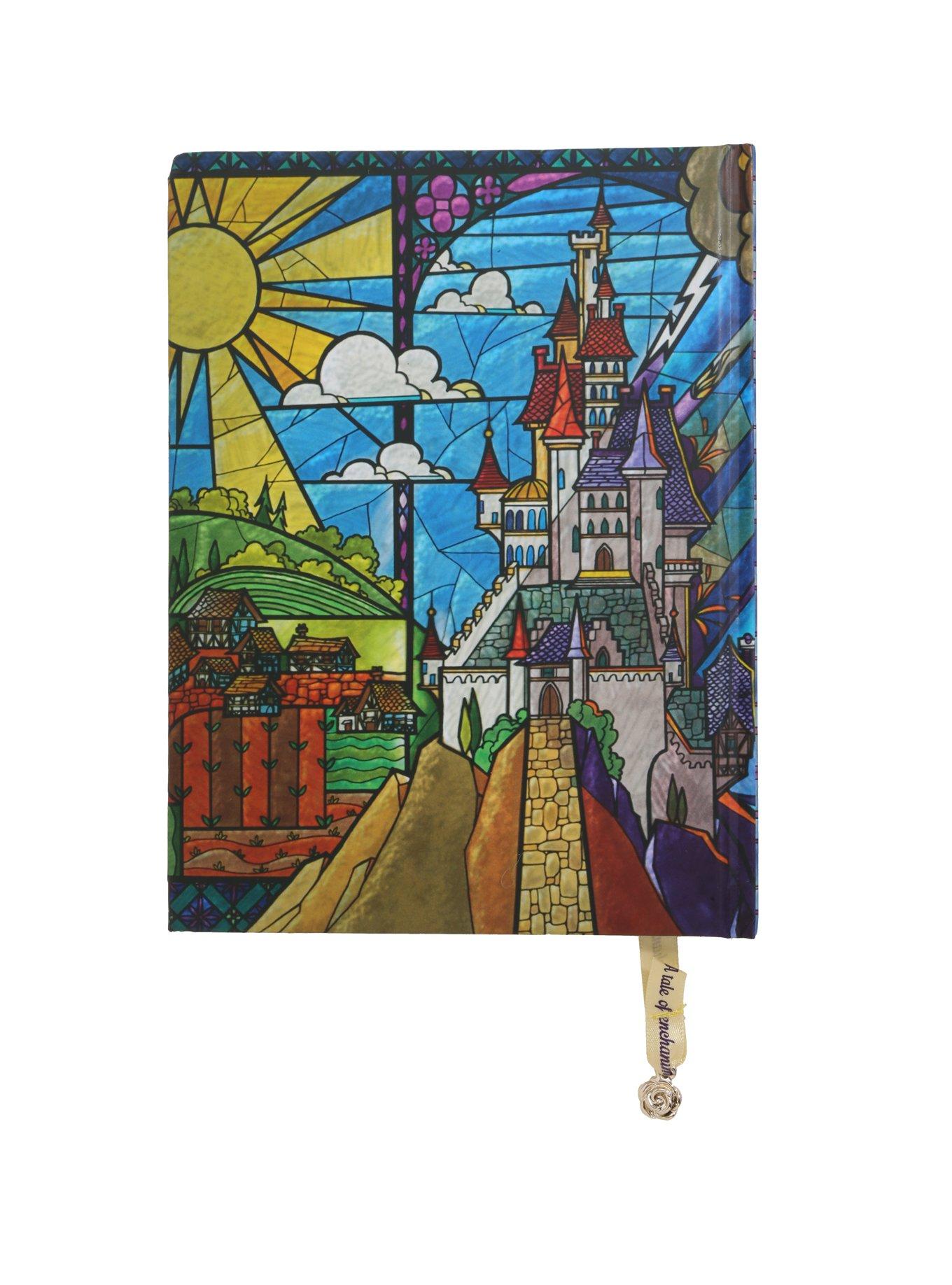 Disney Beauty And The Beast Stained Glass Journal, , alternate