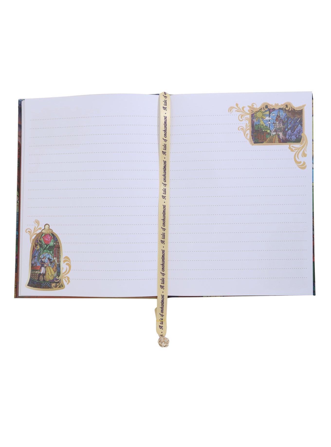 Disney Beauty And The Beast Stained Glass Journal, , alternate