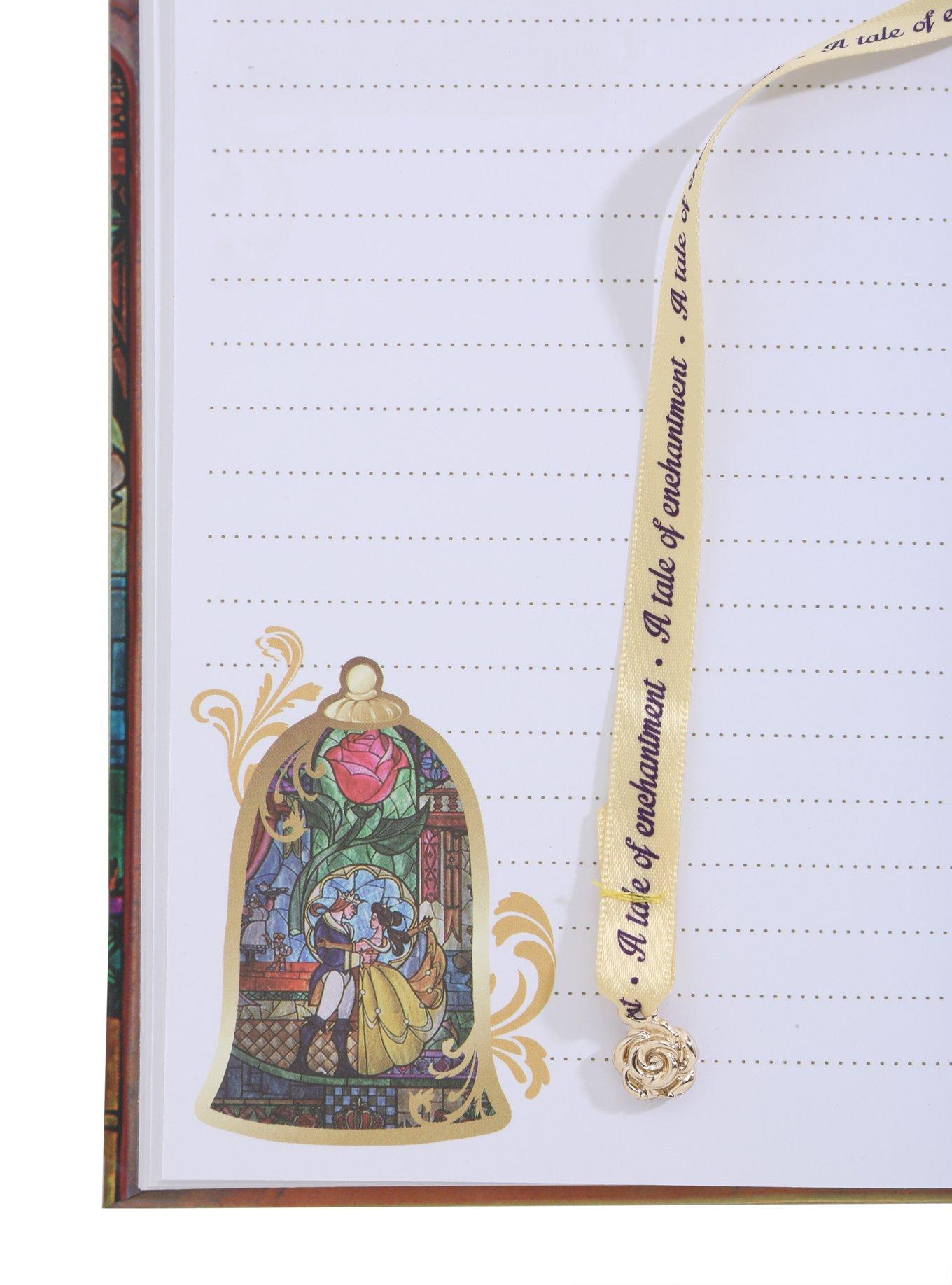 Disney Beauty And The Beast Stained Glass Journal, , alternate