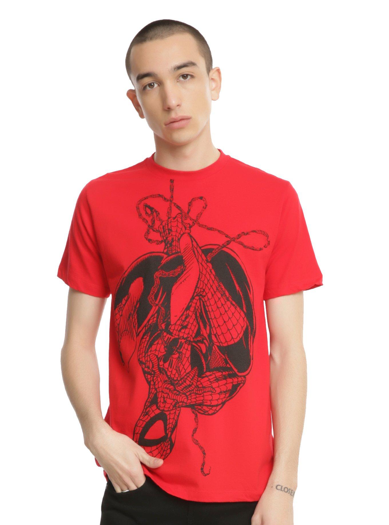 Marvel Spider-Man Upside-Down T-Shirt, , alternate