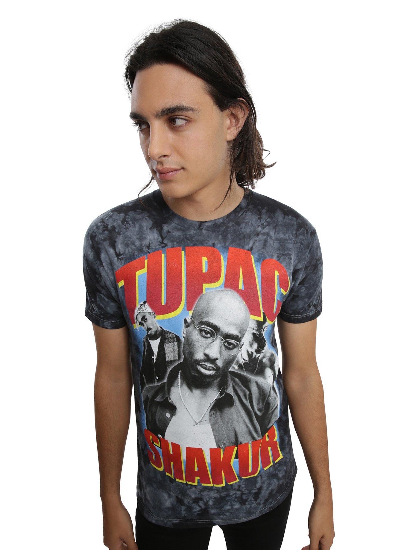 Tupac Shakur Tie Dye T-Shirt, , alternate