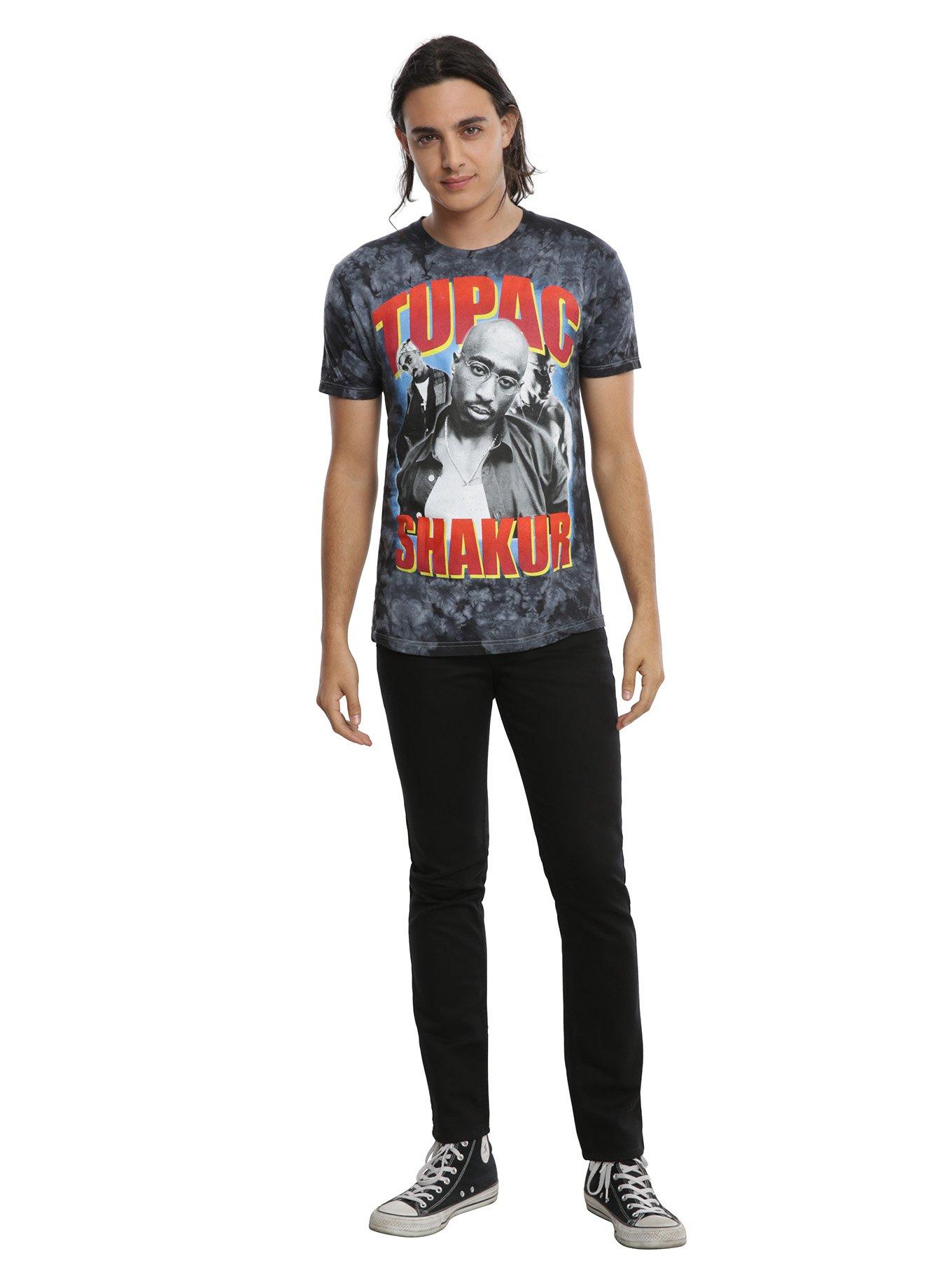 Tupac Shakur Tie Dye T-Shirt, , alternate