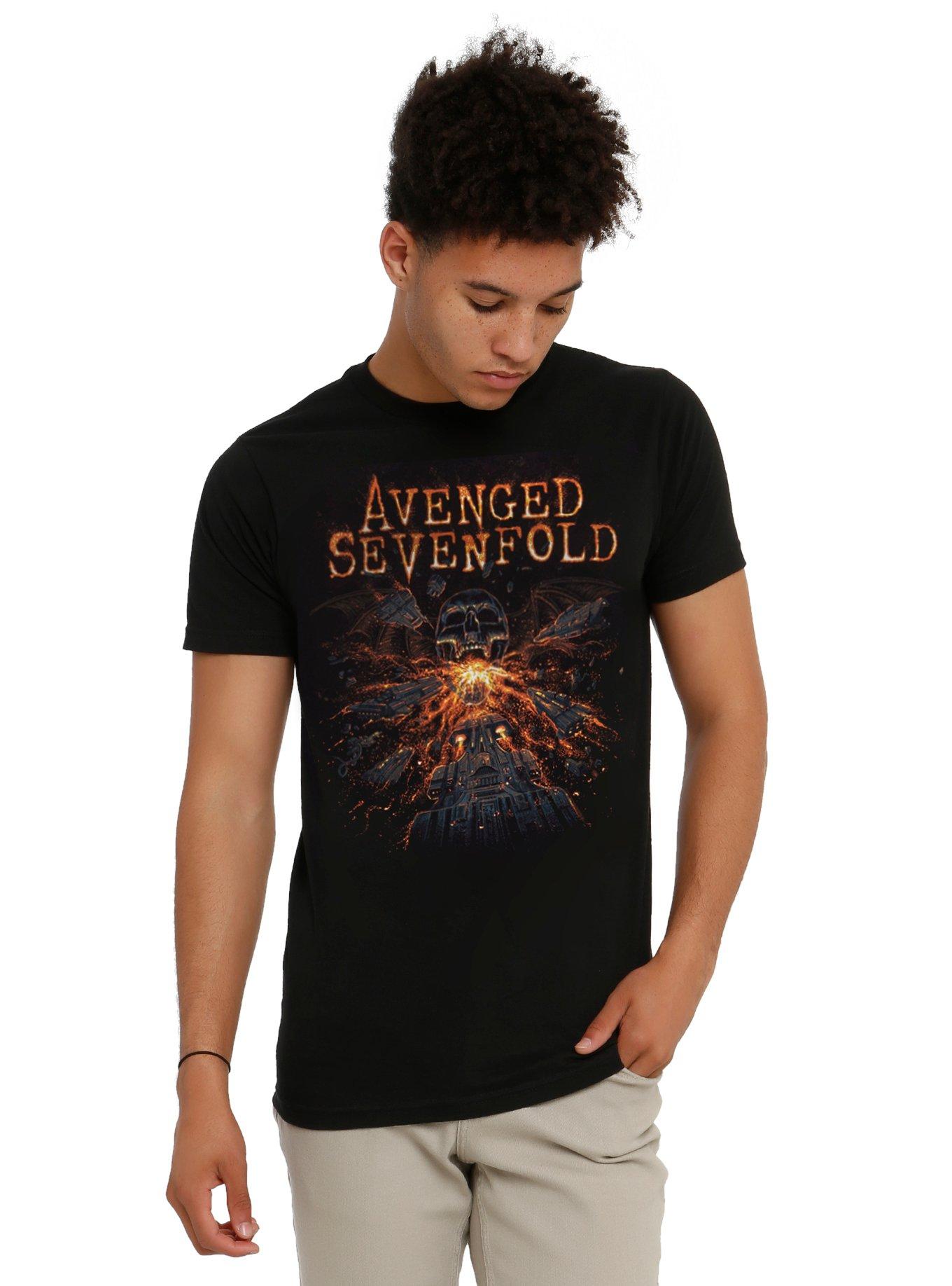 Avenged Sevenfold Fire Breathing Deathbat T-Shirt, , alternate