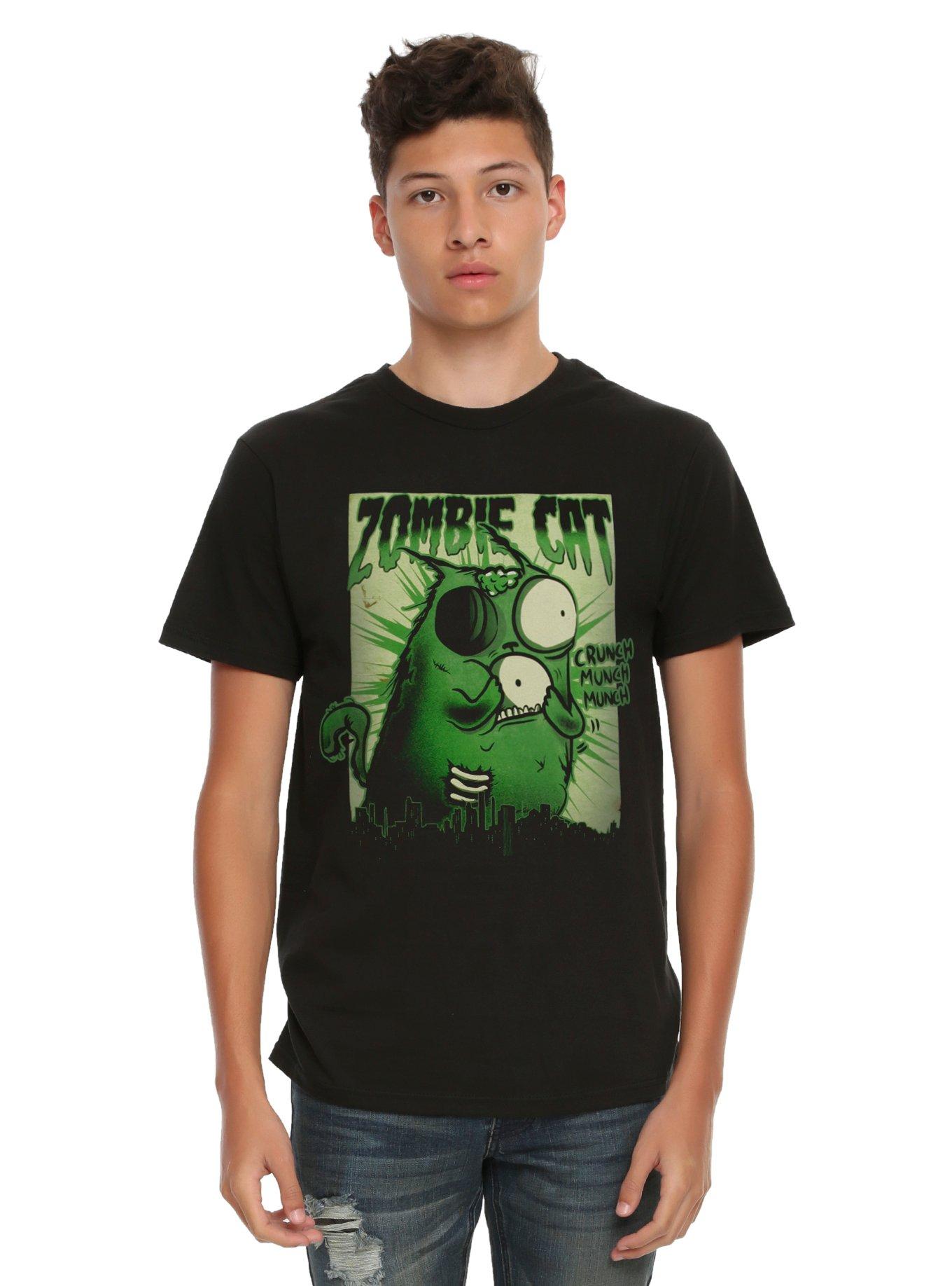 Exploding Kittens Zombie Cat T-Shirt, , alternate
