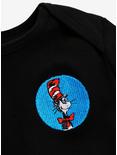 Dr. Seuss Cat In The Hat Embroidered Baby Bodysuit, , alternate
