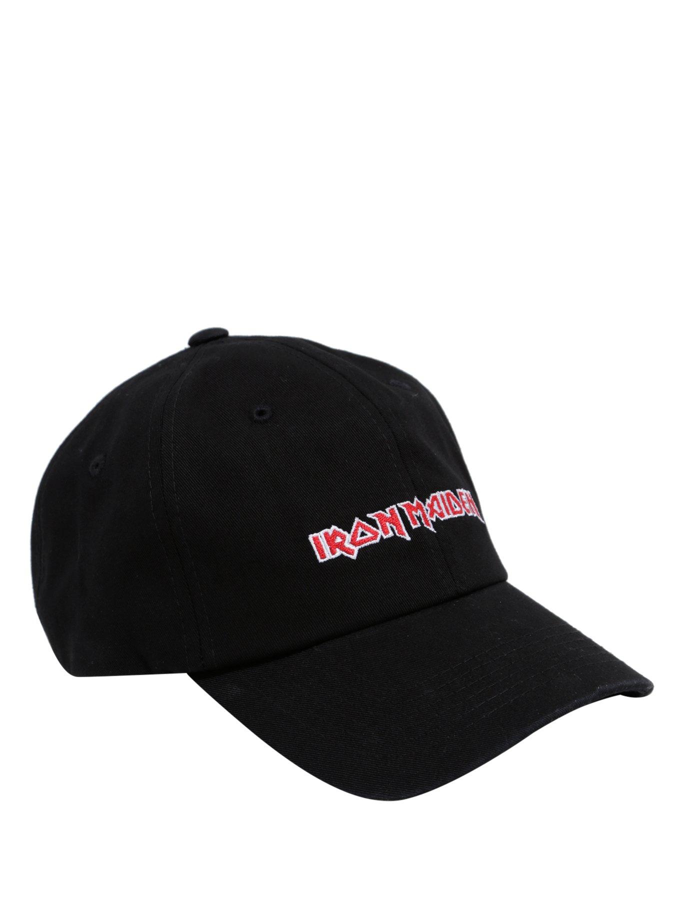 Iron Maiden Embroidered Logo Dad Cap, , alternate