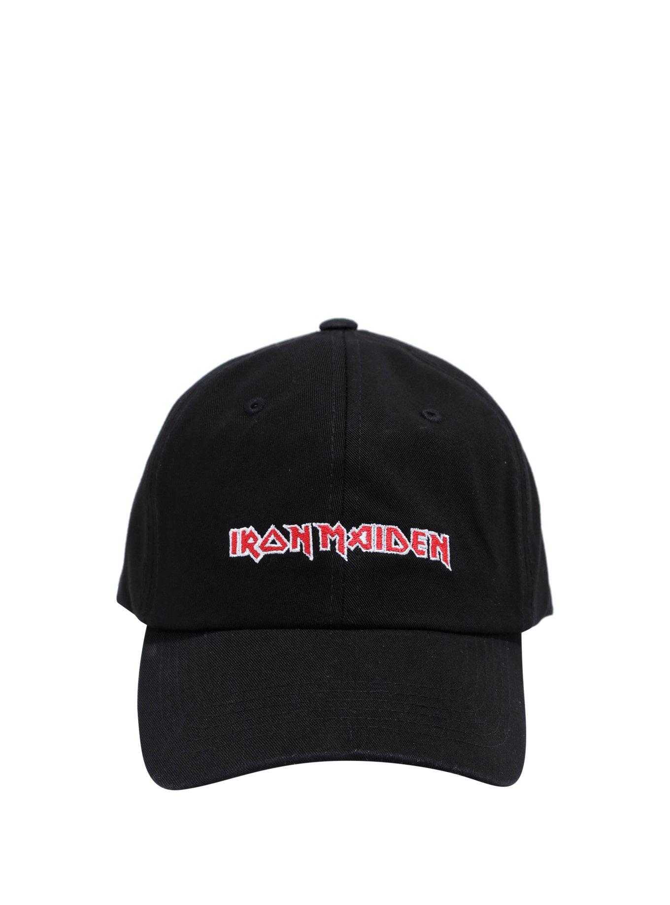 Iron Maiden Embroidered Logo Dad Cap, , alternate