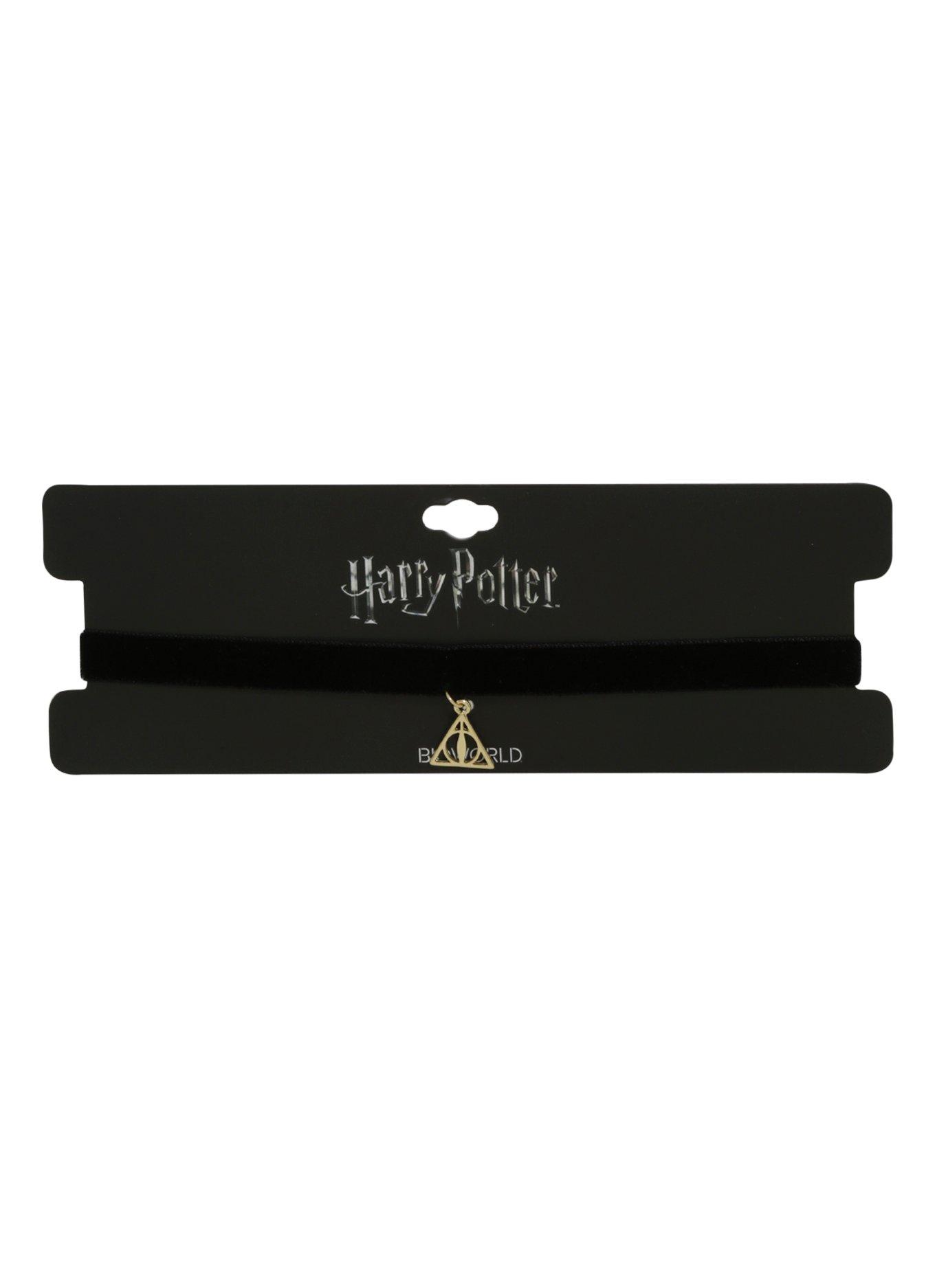 Harry Potter Deathly Hallows Velvet Choker, , alternate