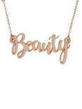 Disney Beauty And The Beast Beauty Nameplate Necklace, , alternate