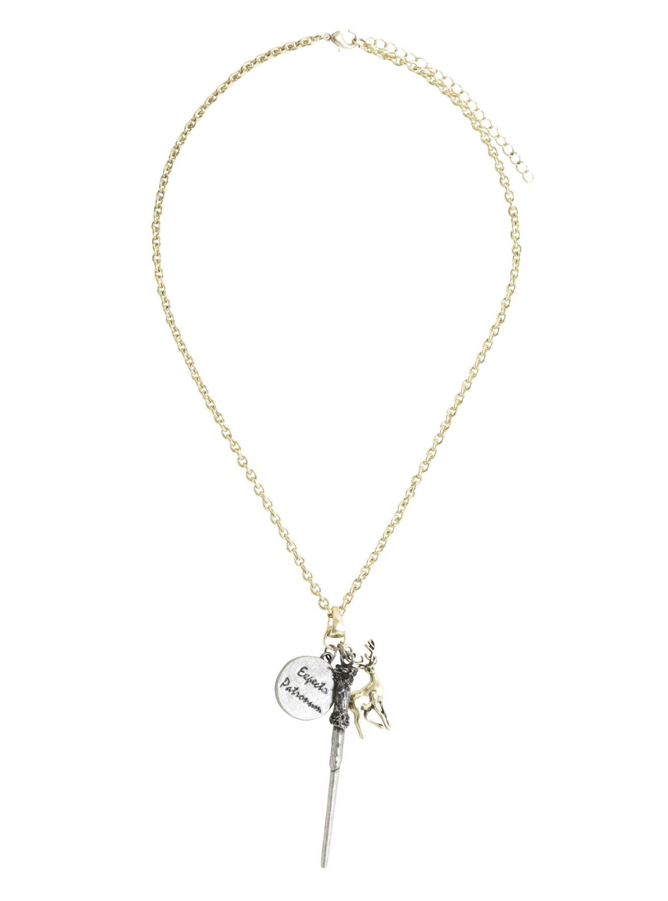 Harry Potter Expecto Patronum Charm Necklace, , alternate