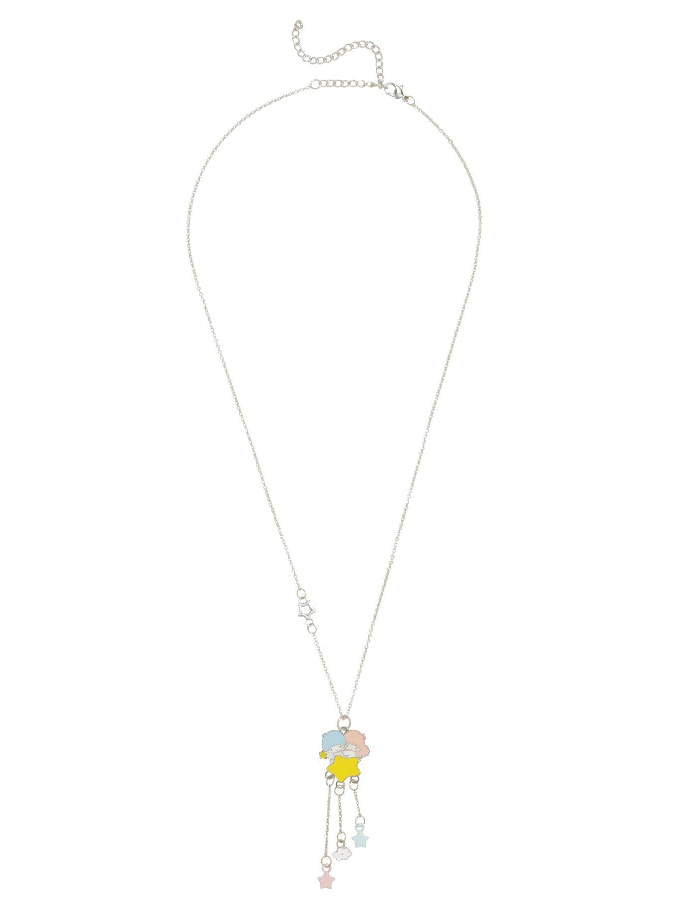 Sanrio Little Twin Stars Dangle Pendant Necklace, , alternate