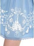 Disney Beauty And The Beast Belle Border Print Lace-Up Dress, , alternate