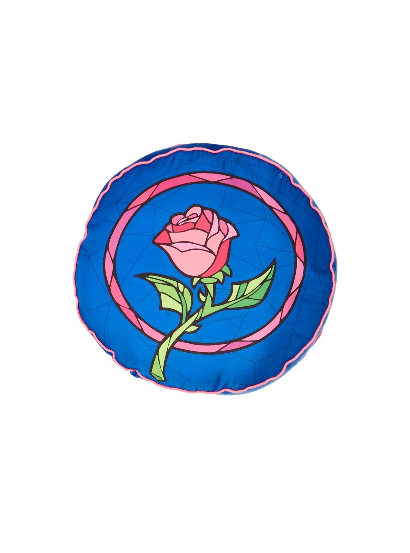 Disney Beauty And The Beast Enchanted Rose Throw Pillow, , alternate