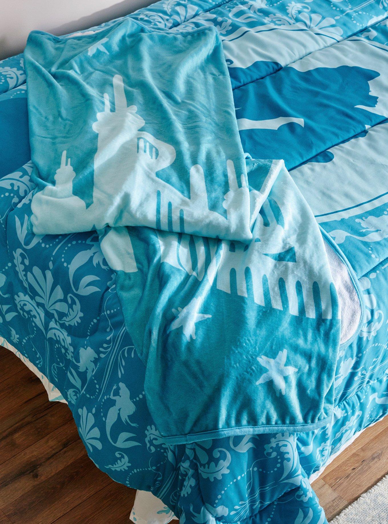 Disney The Little Mermaid Atlantica Throw Blanket, , alternate