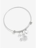 Disney Mickey Mouse Crystal Head Bangle Bracelet, , alternate