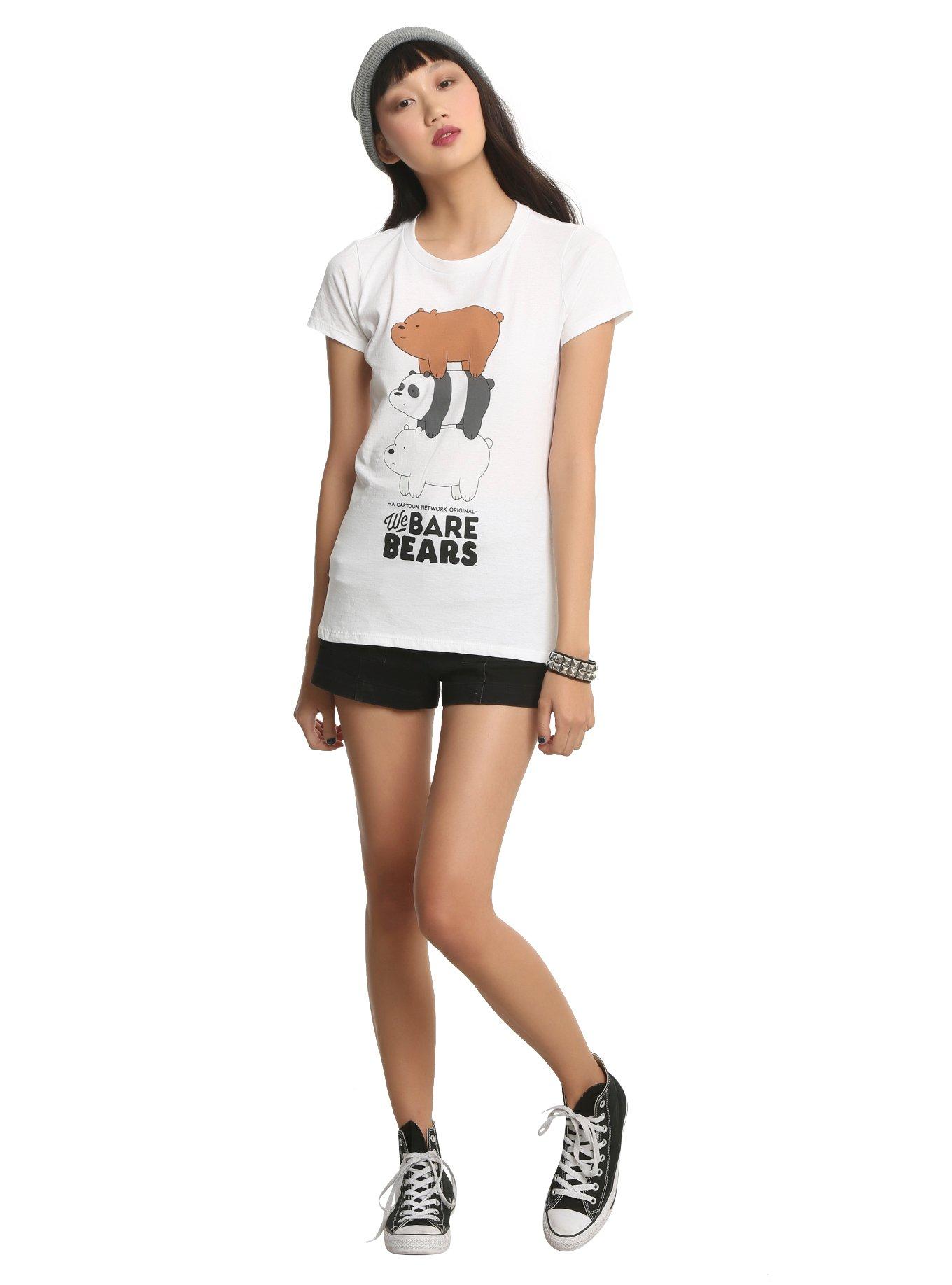 We Bare Bears Cartoon Network Girls T-Shirt, , alternate
