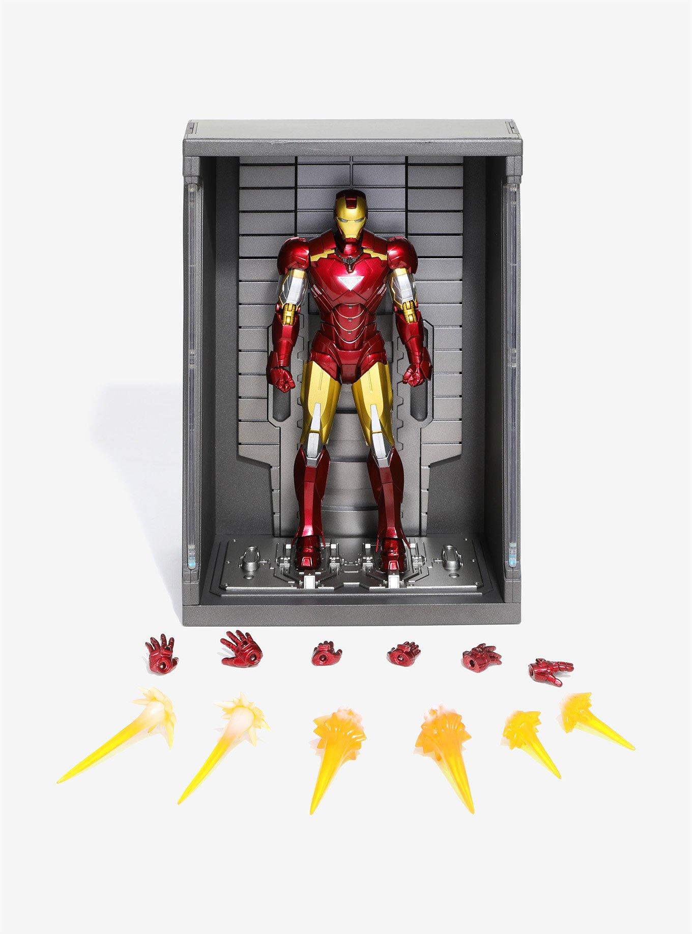 Bandai S.H. Figuarts Marvel Iron Man Mark VI And Hall Of Armor Figure Set, , alternate
