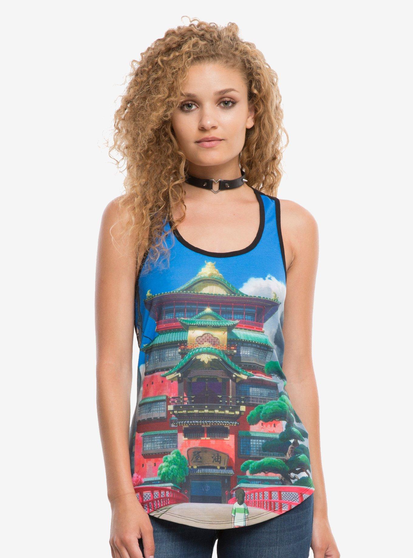 Studio Ghibli Spirited Away Bath House Tank Top, , alternate