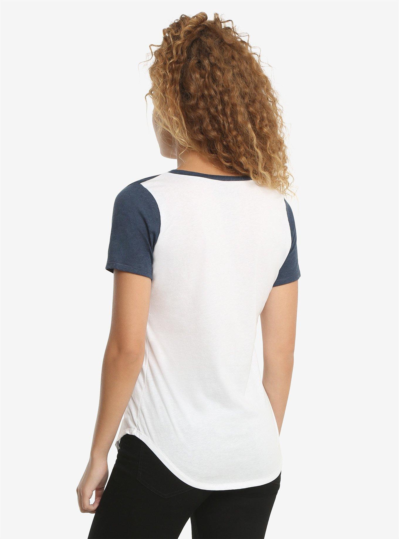 Studio Ghibli My Neighbor Totoro Varsity Ringer V-Neck T-Shirt, , alternate