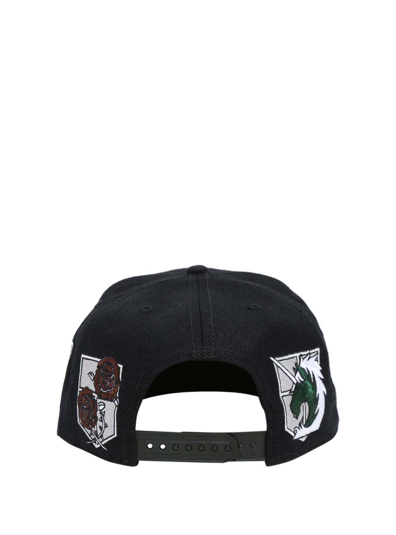 Attack On Titan Military Crest Snapback Hat, , alternate