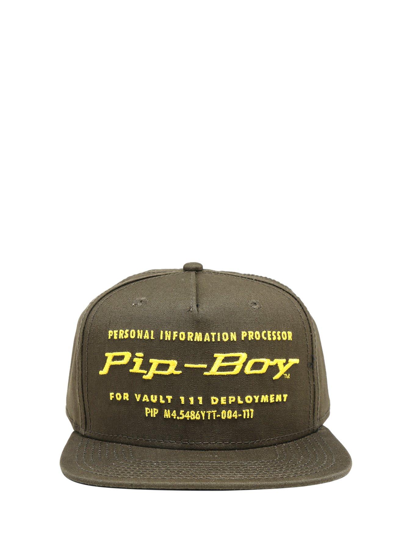 Fallout Pip-Boy Snapback Hat, , alternate