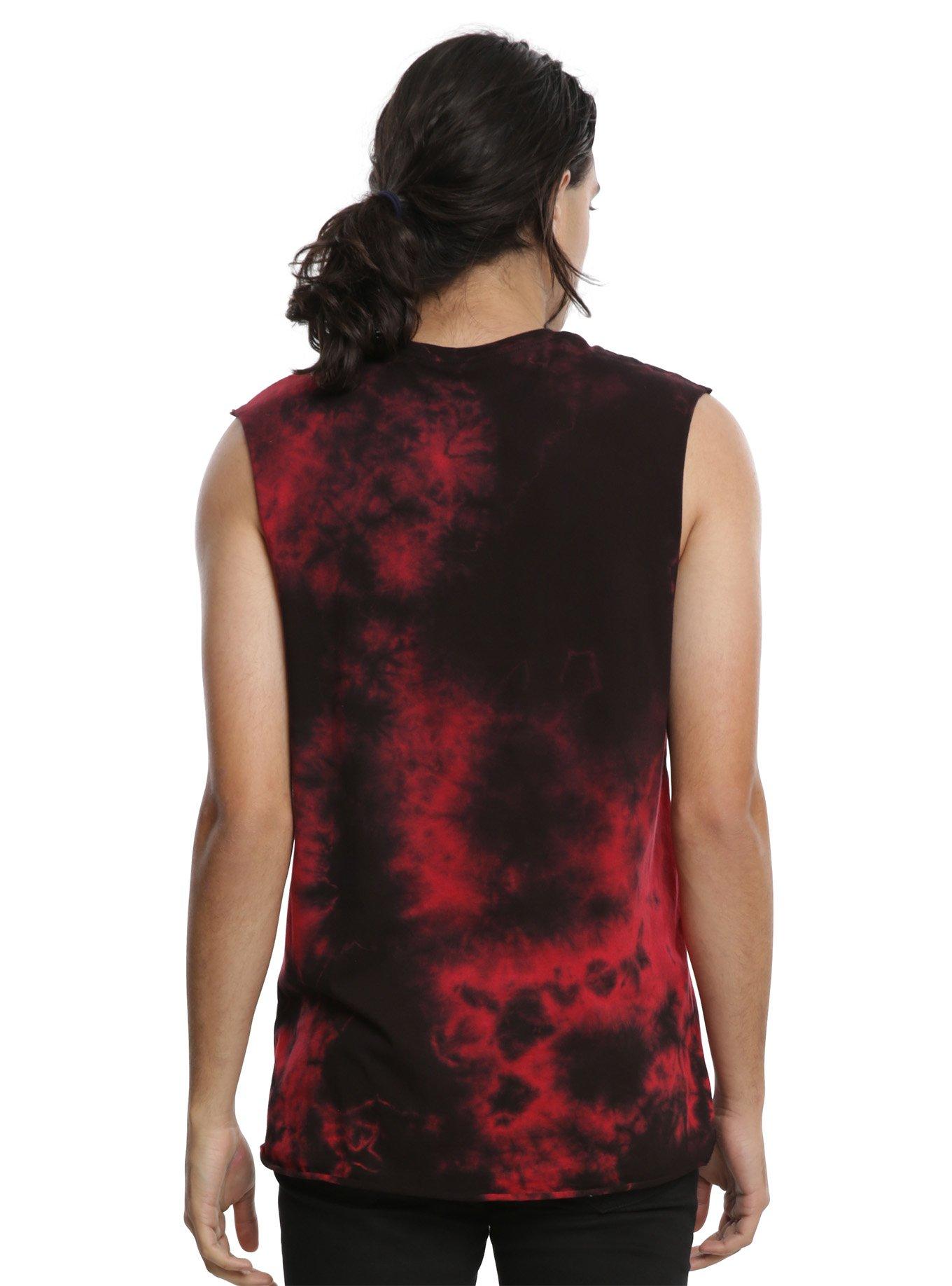 Twenty One Pilots Skeleton Clique Tie Dye Muscle Top, , alternate