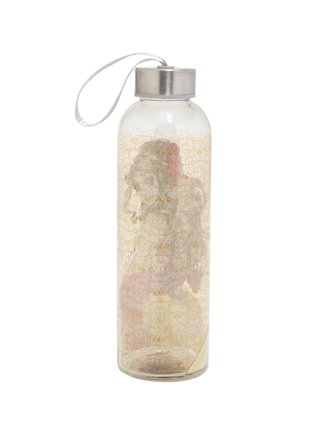 Disney Beauty And The Beast Belle Sketch Glass Water Bottle, , alternate