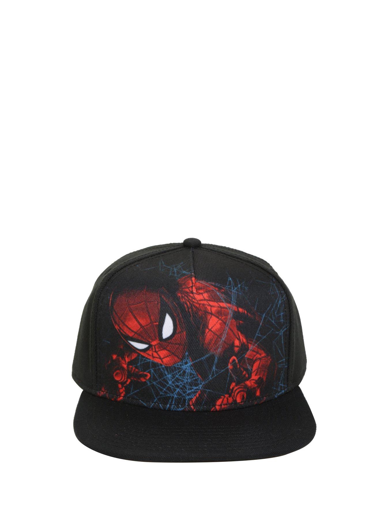 Marvel Spider-Man: Homecoming Sublimated Crown Snapback Hat, , alternate