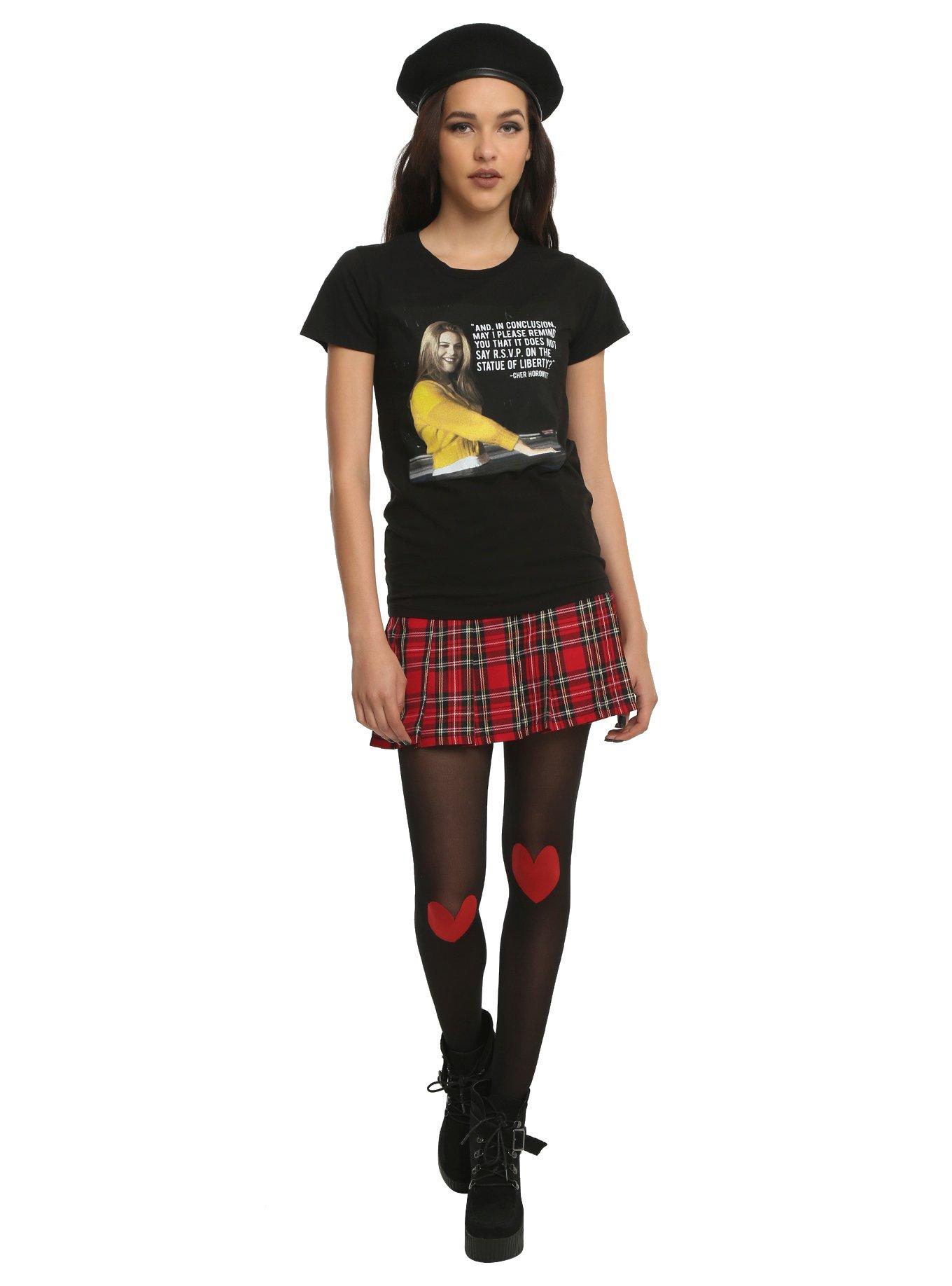 Clueless RSVP Cher Girls T-Shirt, , alternate