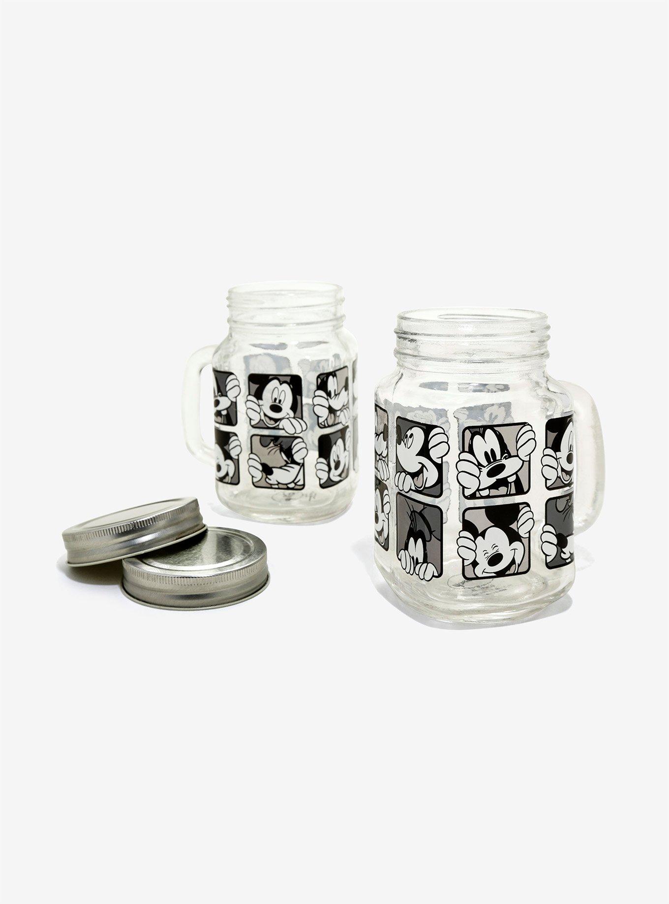 Disney Mickey Mouse Mason Jar Glass Set, , alternate