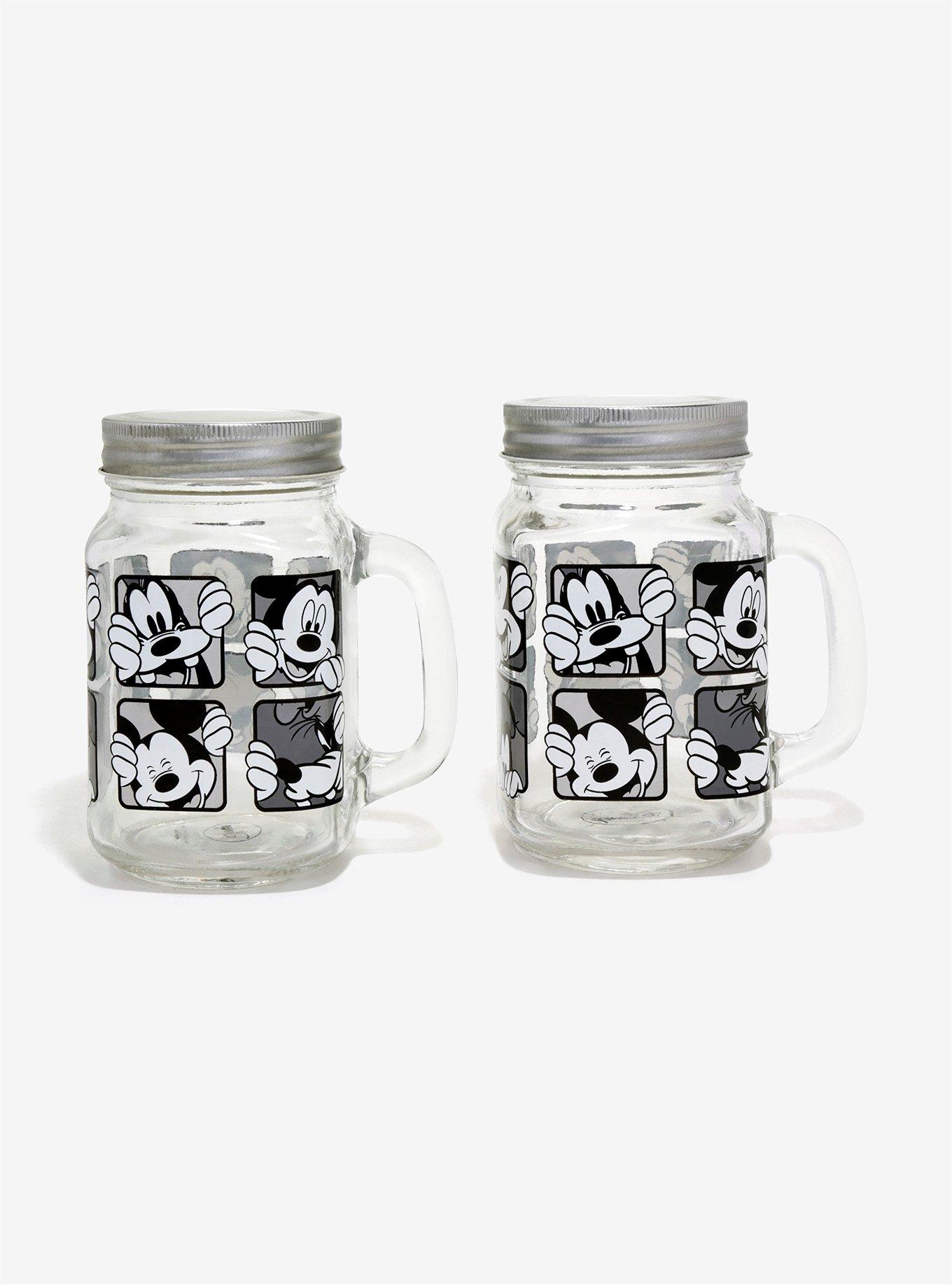 Disney Mickey Mouse Mason Jar Glass Set, , alternate