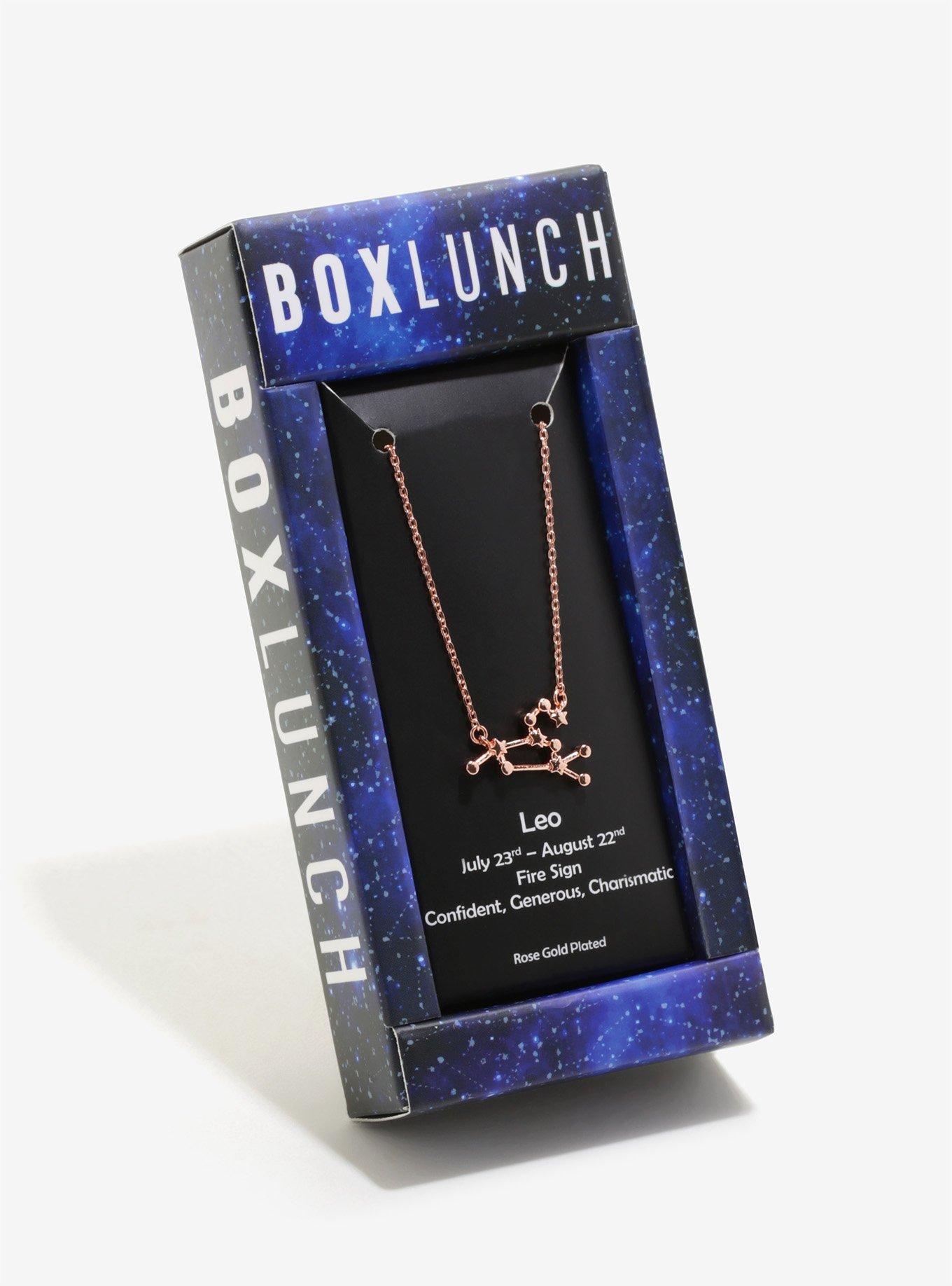 Rose Gold Leo Zodiac Constellation Necklace, , alternate