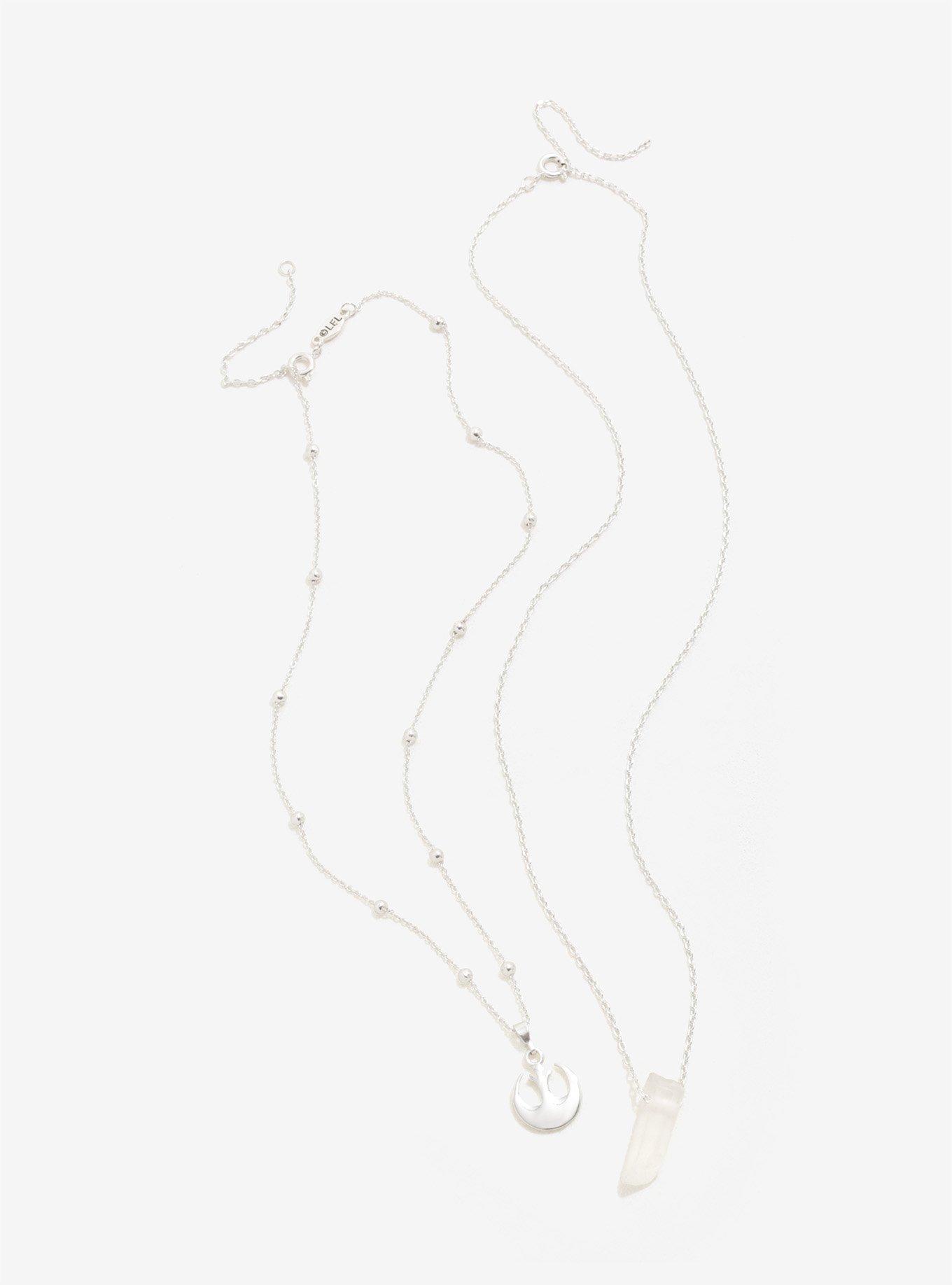 Star Wars Rebel Alliance Silver Quartz Necklace Set, , alternate