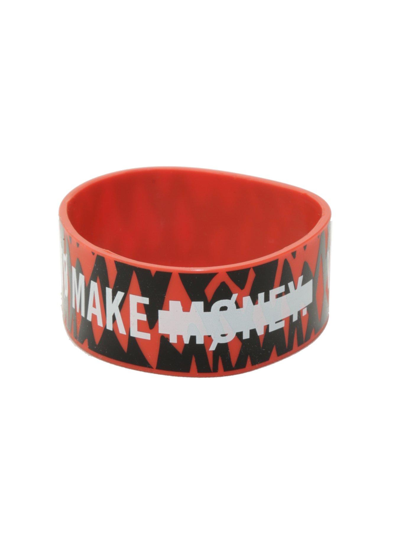 Twenty One Pilots Wake Up Make Money Rubber Bracelet, , alternate