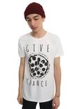 Give Pizza Chance White T-Shirt, , alternate