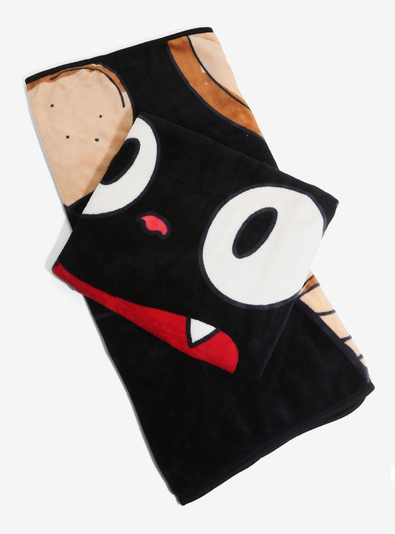 Studio Ghibli Kiki's Delivery Service Jiji Pancake Throw Blanket, , alternate