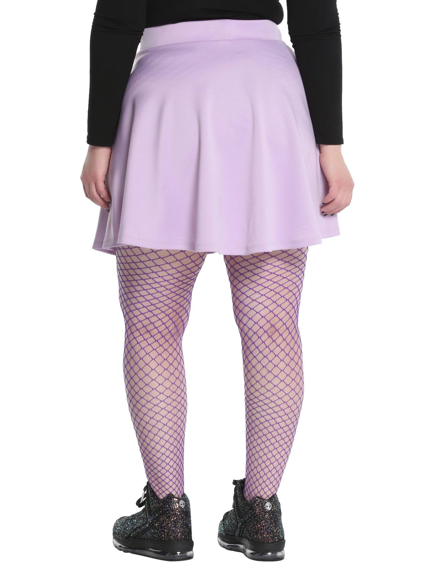 Lavender Circle Skirt Plus Size, , alternate